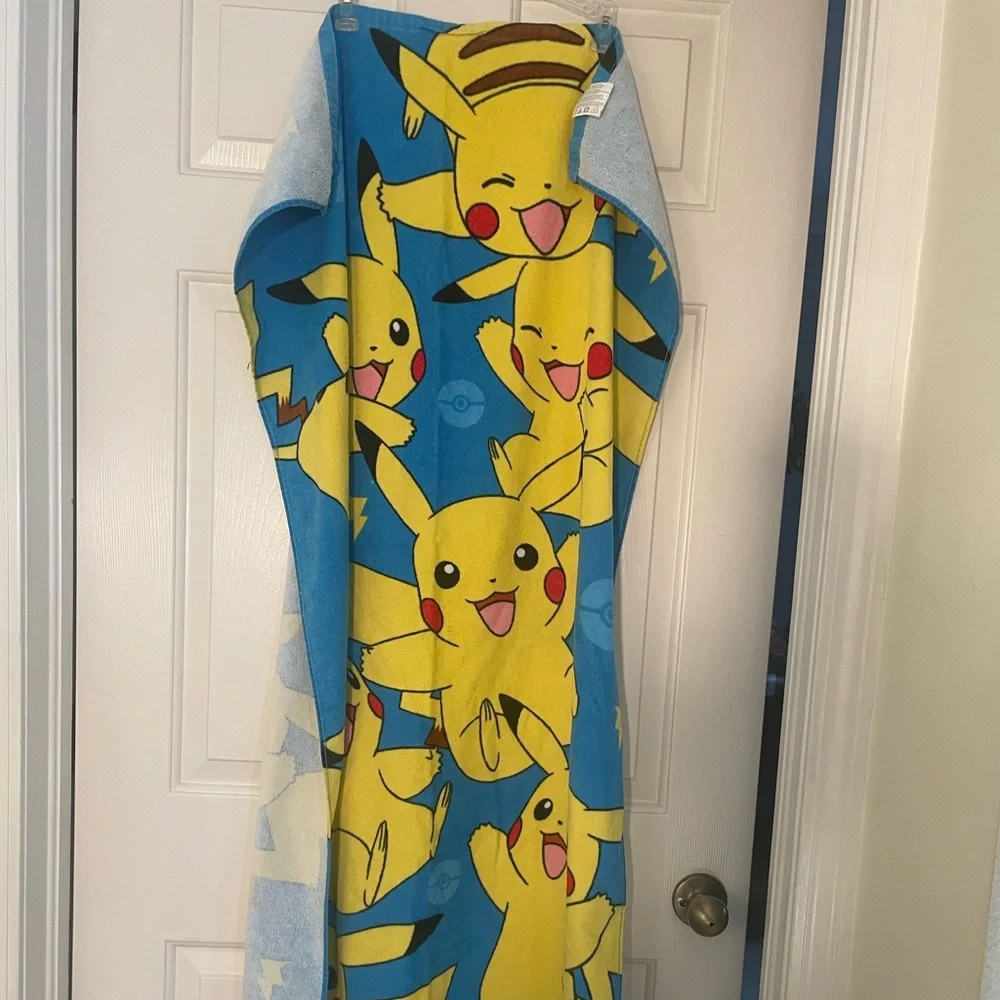 Kids Pokeman Bath Towel 28 in x 52 in
